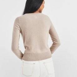 White + Warren Sweaters Essential Cashmere Shrunken Crewneck