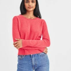 White + Warren Sweaters Essential Cashmere Shrunken Crewneck