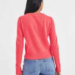 Budget โ๏ธ White + Warren Sweaters Essential Cashmere Shrunken Crewneck ๐ 10 White + Warren Sweaters Essential Cashmere Shrunken Crewneck