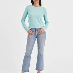 White + Warren Essential Cashmere Shrunken Crewneck