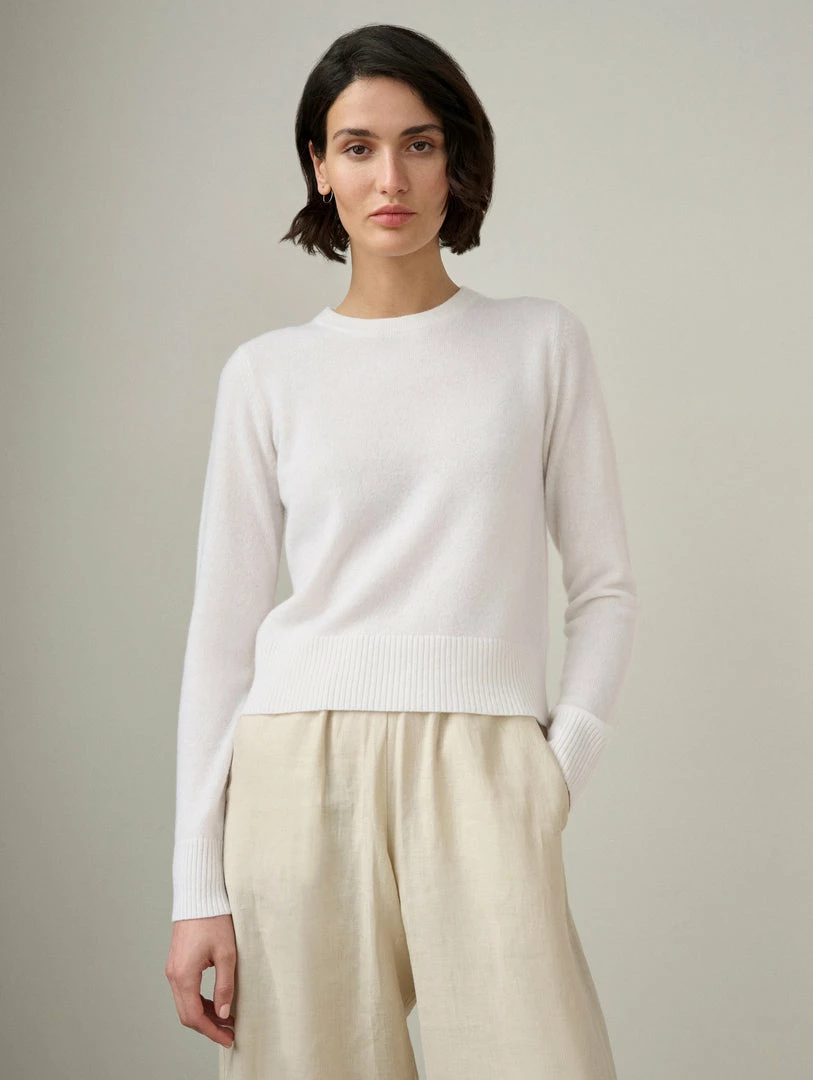 Best deal ๐ White + Warren Essential Cashmere Shrunken Crewneck Best-Sellers ๐คฉ 3 White + Warren Essential Cashmere Shrunken Crewneck Best-Sellers