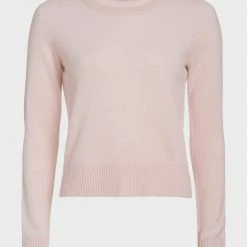 White + Warren Essential Cashmere Shrunken Crewneck