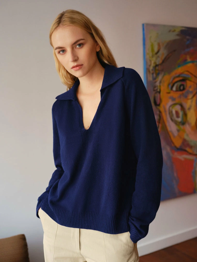 Brand new ⭐ White + Warren Cotton Long Sleeve Polo Almost Gone 🎉 1 White + Warren Cotton Long Sleeve Polo Almost Gone