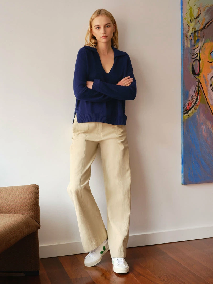 Brand new ⭐ White + Warren Cotton Long Sleeve Polo Almost Gone 🎉 3 White + Warren Cotton Long Sleeve Polo Almost Gone