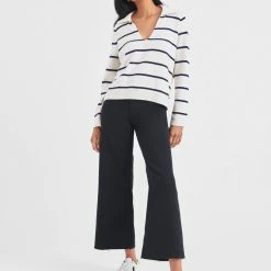 White + Warren Cotton Long Sleeve Polo