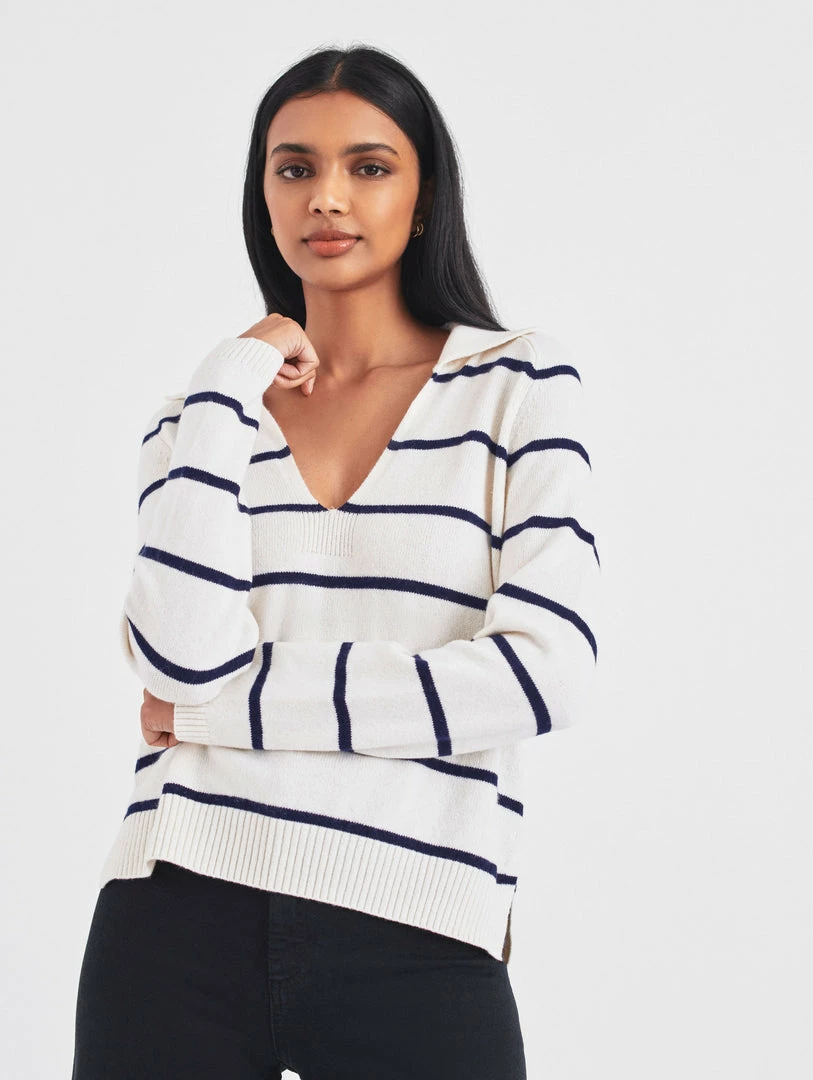 Best Sale ๐ White + Warren Cotton Long Sleeve Polo ๐ฏ 2 White + Warren Cotton Long Sleeve Polo