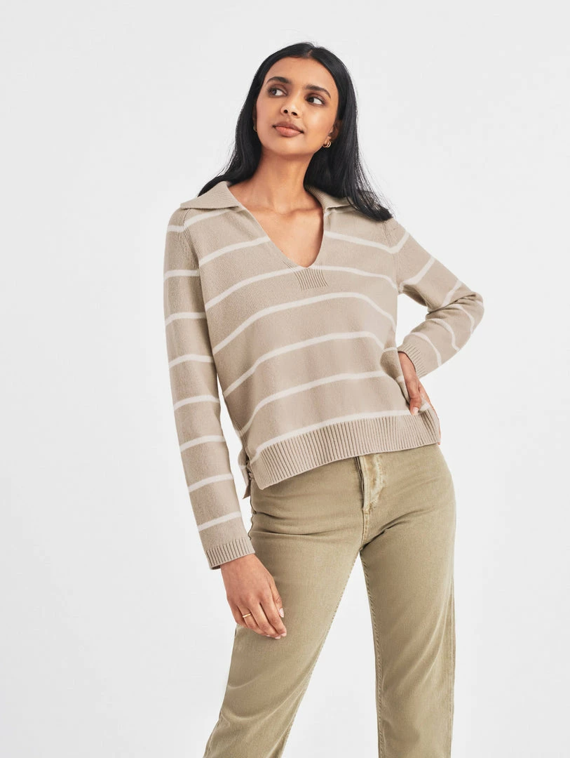 Top 10 โญ White + Warren Pattern Shop Cotton Long Sleeve Polo ๐ 5 White + Warren Pattern Shop Cotton Long Sleeve Polo