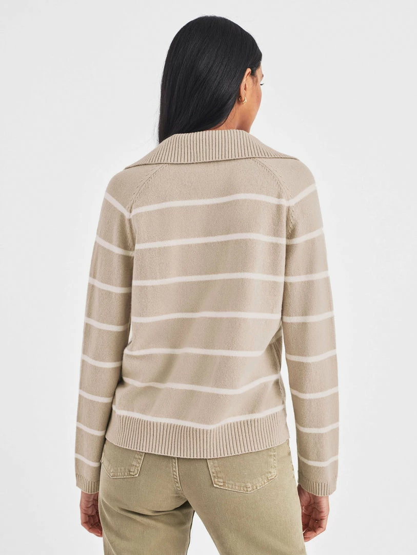 Top 10 โญ White + Warren Pattern Shop Cotton Long Sleeve Polo ๐ 6 White + Warren Pattern Shop Cotton Long Sleeve Polo