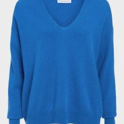 White + Warren Sweaters Cashmere Relaxed V Neck