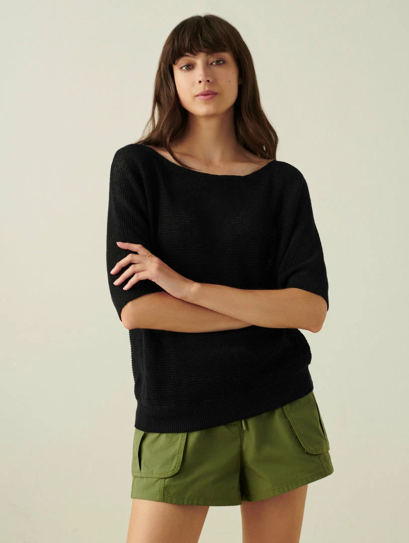 Top 10 🎉 White + Warren Vacation Wardrobe Linen Off Shoulder Tee ❤️ 2 White + Warren Vacation Wardrobe Linen Off Shoulder Tee