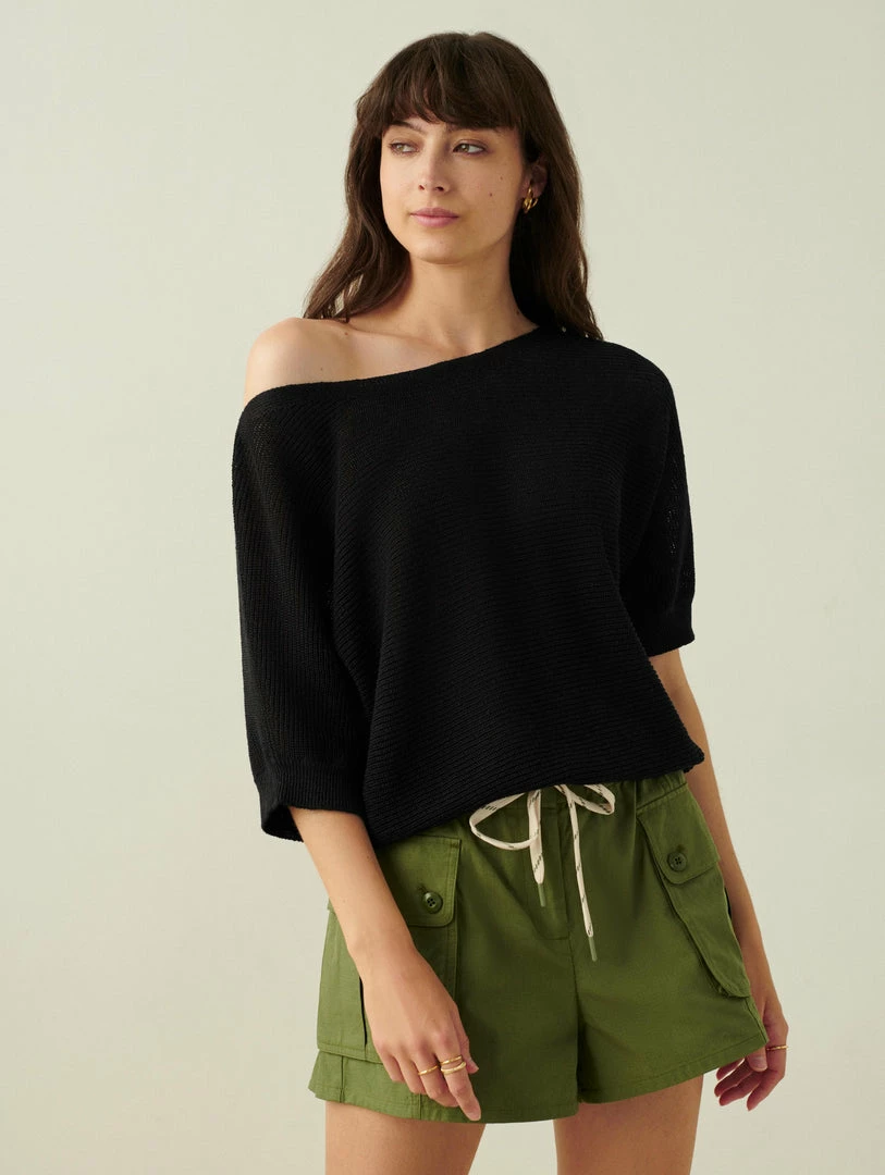 Top 10 🎉 White + Warren Vacation Wardrobe Linen Off Shoulder Tee ❤️ 1 White + Warren Vacation Wardrobe Linen Off Shoulder Tee