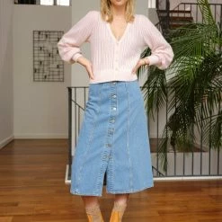 White + Warren Cashmere Blouson Sleeve Cardigan