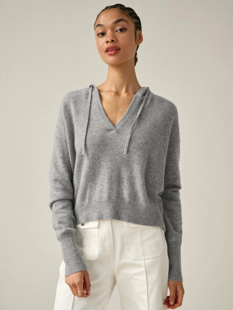 Promo 🎉 White + Warren Sweaters Cashmere Hoodie 👏 1 White + Warren Sweaters Cashmere Hoodie