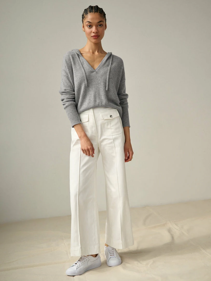 Promo 🎉 White + Warren Sweaters Cashmere Hoodie 👏 2 White + Warren Sweaters Cashmere Hoodie