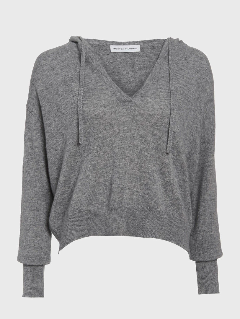 Promo 🎉 White + Warren Sweaters Cashmere Hoodie 👏 6 White + Warren Sweaters Cashmere Hoodie