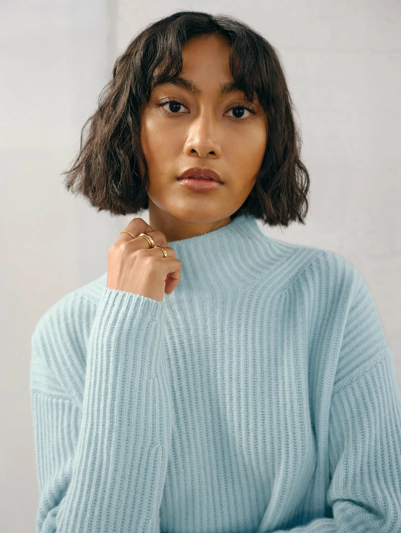 Best deal โจ White + Warren Recycled Cashmere Ribbed Standneck Almost Gone ๐ 3 White + Warren Recycled Cashmere Ribbed Standneck Almost Gone