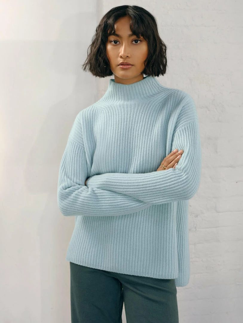 Best deal โจ White + Warren Recycled Cashmere Ribbed Standneck Almost Gone ๐ 1 White + Warren Recycled Cashmere Ribbed Standneck Almost Gone