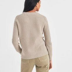 Promo โ White + Warren Cotton Side Button Crewneck ๐ 8 White + Warren Cotton Side Button Crewneck