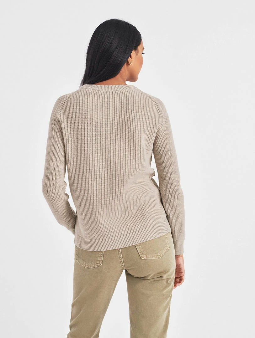 Promo โ White + Warren Cotton Side Button Crewneck ๐ 4 White + Warren Cotton Side Button Crewneck