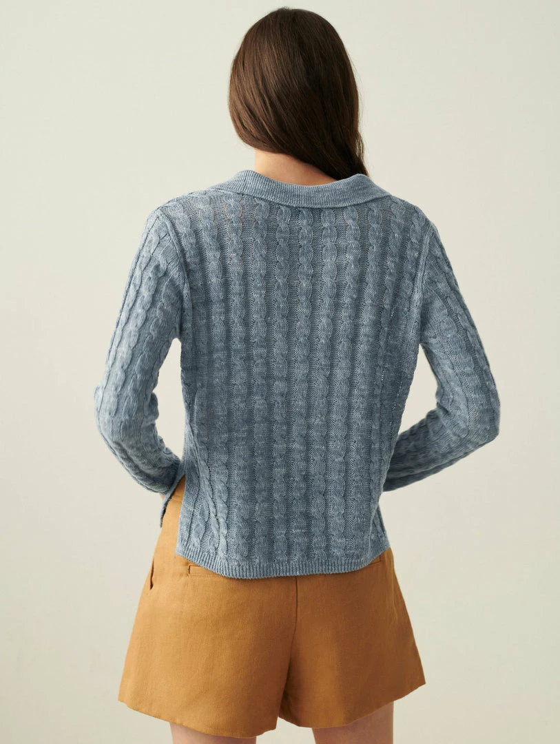 Flash Sale 🌟 White + Warren Linen Cable Polo Vacation Wardrobe 💯 5 White + Warren Linen Cable Polo Vacation Wardrobe