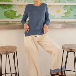 White + Warren Linen Easy Crewneck Vacation Wardrobe