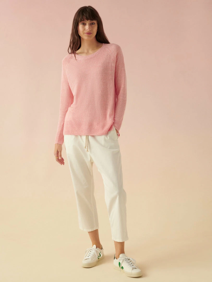 Best deal 🔥 White + Warren Vacation Wardrobe Linen Easy Crewneck 🥰 1 White + Warren Vacation Wardrobe Linen Easy Crewneck