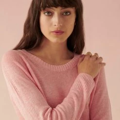 White + Warren Vacation Wardrobe Linen Easy Crewneck