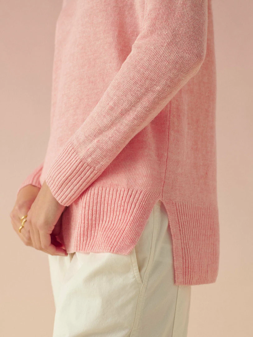 Best deal 🔥 White + Warren Vacation Wardrobe Linen Easy Crewneck 🥰 4 White + Warren Vacation Wardrobe Linen Easy Crewneck