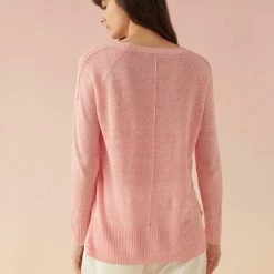 Best deal 🔥 White + Warren Vacation Wardrobe Linen Easy Crewneck 🥰 9 White + Warren Vacation Wardrobe Linen Easy Crewneck