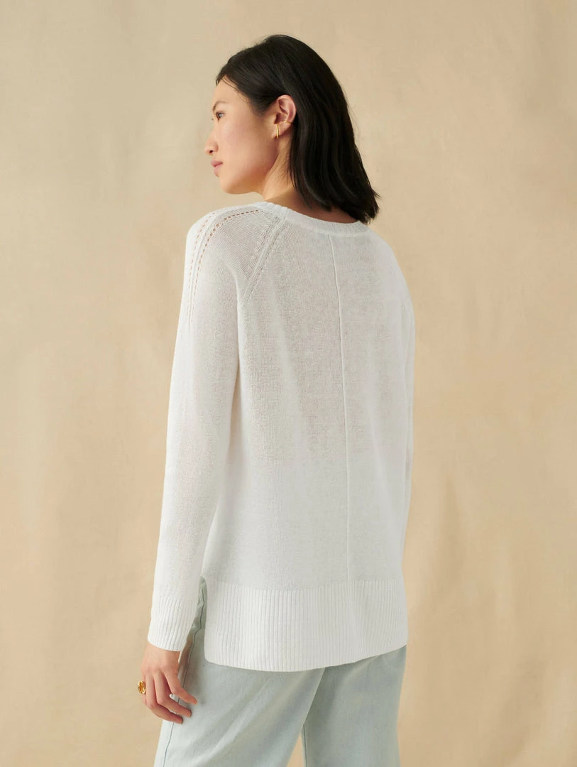 Best reviews of ๐ White + Warren Linen Easy Crewneck ๐ฅฐ 4 White + Warren Linen Easy Crewneck