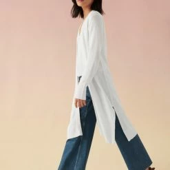 Promo ๐ฅฐ White + Warren Linen Long Open Cardigan ๐ 6 White + Warren Linen Long Open Cardigan