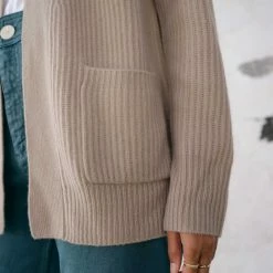 Outlet π White + Warren Cardigans Recycled Cashmere Ribbed Open Cardigan π 14 White + Warren Cardigans Recycled Cashmere Ribbed Open Cardigan