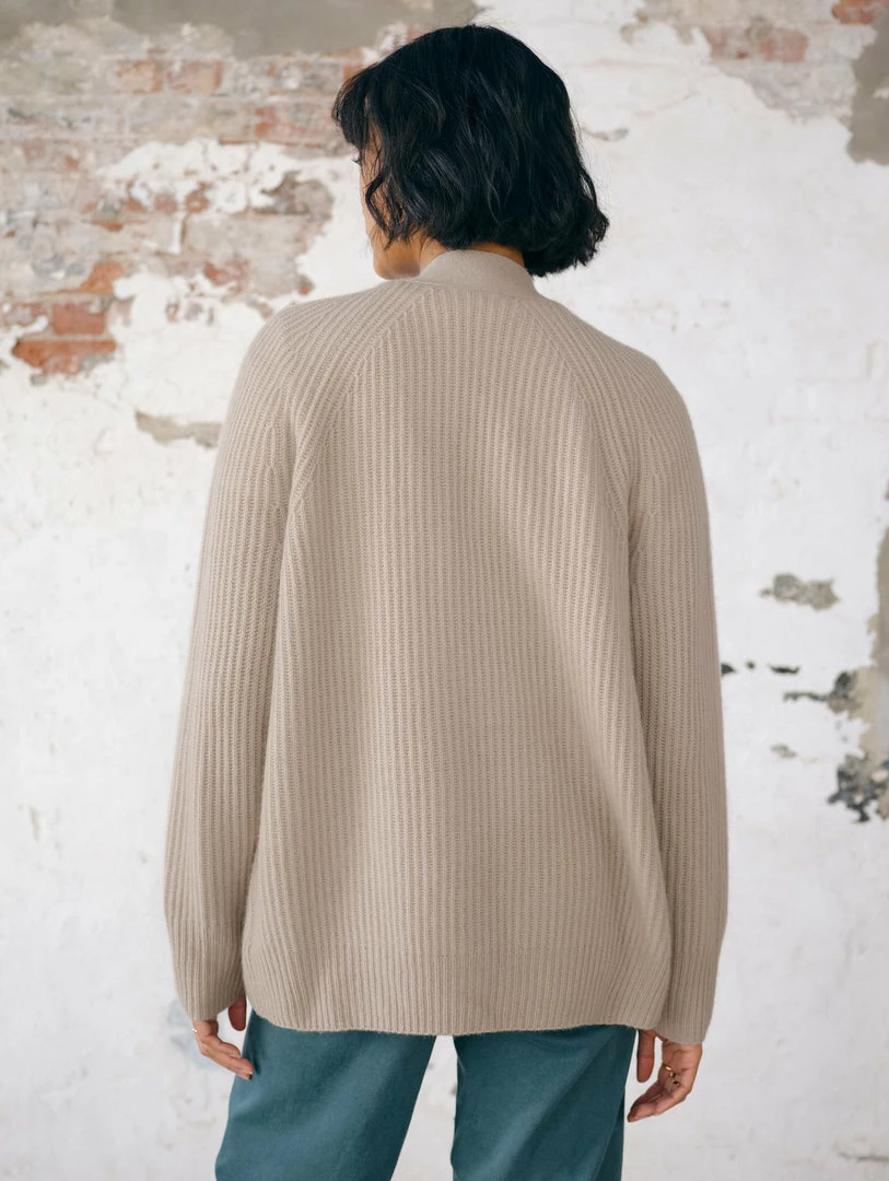 Outlet π White + Warren Cardigans Recycled Cashmere Ribbed Open Cardigan π 7 White + Warren Cardigans Recycled Cashmere Ribbed Open Cardigan