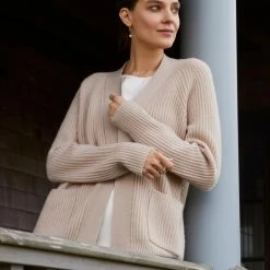 Outlet π White + Warren Cardigans Recycled Cashmere Ribbed Open Cardigan π 12 White + Warren Cardigans Recycled Cashmere Ribbed Open Cardigan