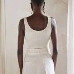 Flash Sale 😀 White + Warren Cashmere Ribbed Tank Tops + Tees 👍 13 White + Warren Cashmere Ribbed Tank Tops + Tees