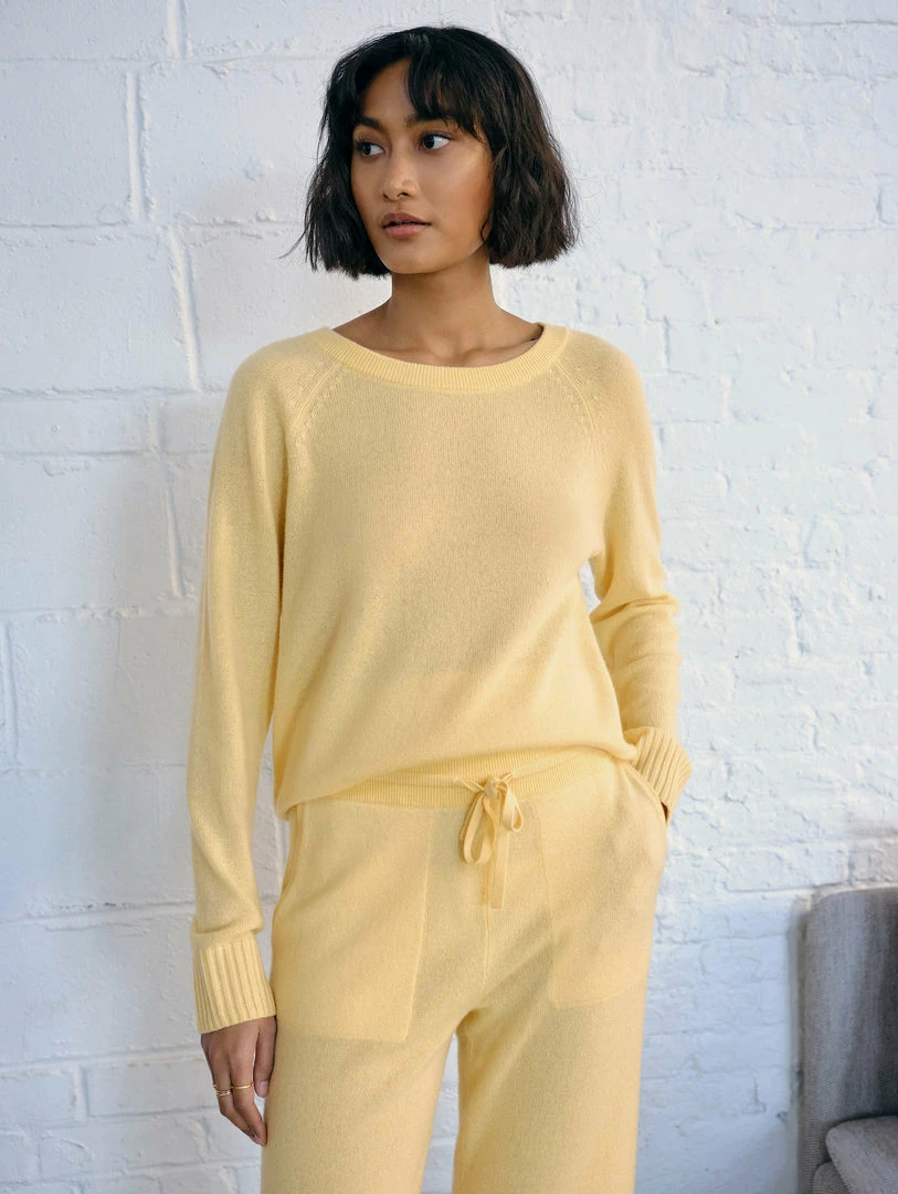 Discount ✨ White + Warren Cashmere Sweatshirt The New Twinset 🎁 1 White + Warren Cashmere Sweatshirt The New Twinset