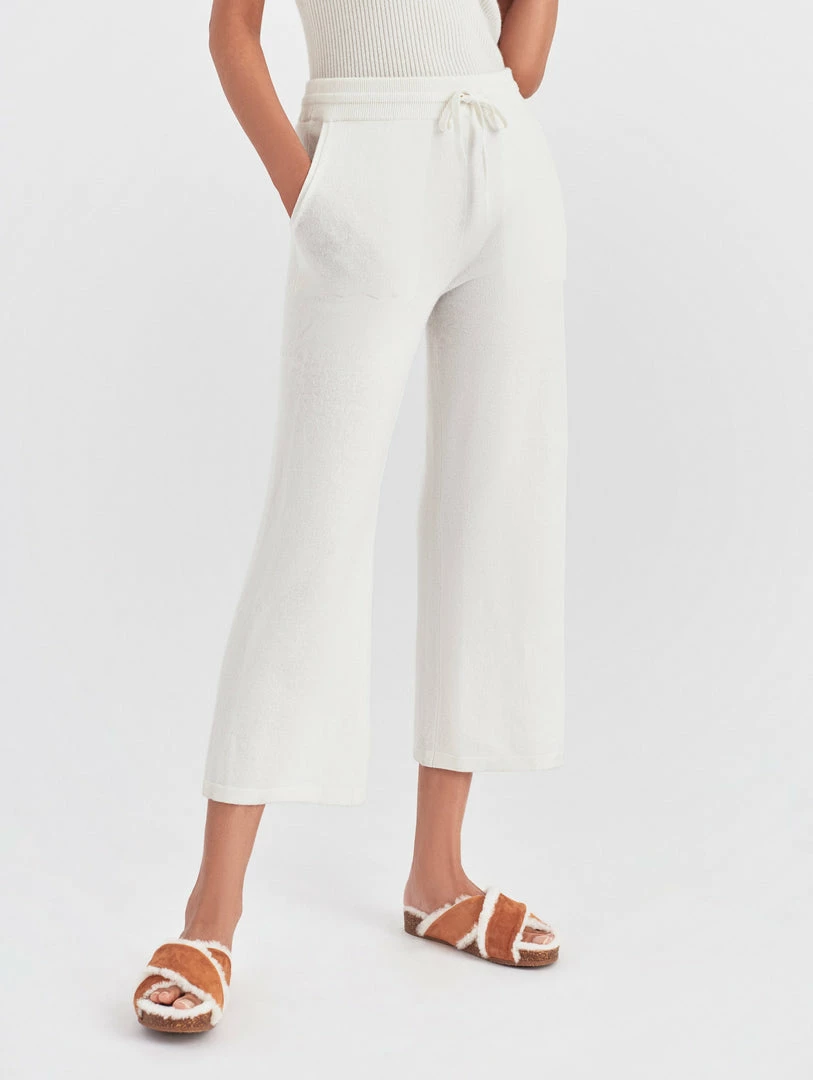 Buy 😉 White + Warren Cashmere Cropped Wide Leg Pant 👍 1 White + Warren Cashmere Cropped Wide Leg Pant