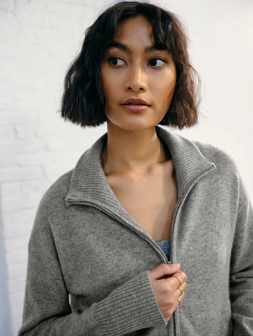 Cheapest 😀 White + Warren Cardigans Cashmere Zip Up Jacket ⭐ 3 White + Warren Cardigans Cashmere Zip Up Jacket