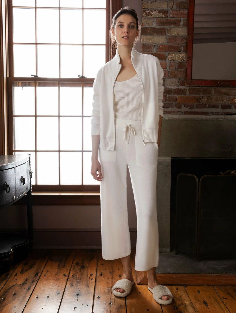 Buy 😉 White + Warren Cashmere Cropped Wide Leg Pant 👍 2 White + Warren Cashmere Cropped Wide Leg Pant
