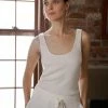 White + Warren Cashmere Ribbed Tank Tops + Tees