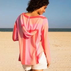 Hot Sale 😉 White + Warren Cashmere Striped Baja Hoodie Best-Sellers 😍 10 White + Warren Cashmere Striped Baja Hoodie Best-Sellers