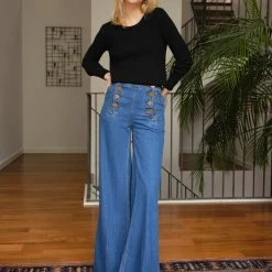 White + Warren Cotton Shrunken Thermal Crewneck Sweaters