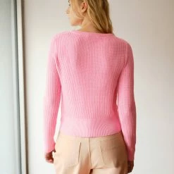 White + Warren Sweaters Cotton Shrunken Thermal Crewneck