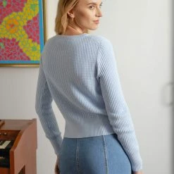 Deals 💯 White + Warren Cotton Shrunken Thermal Crewneck Sweaters ❤️ 7 White + Warren Cotton Shrunken Thermal Crewneck Sweaters