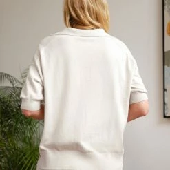 Coupon ๐ฅ White + Warren Cotton Cashmere Polo Top โค๏ธ 6 White + Warren Cotton Cashmere Polo Top