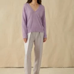 White + Warren Linen Easy V Neck Vacation Wardrobe