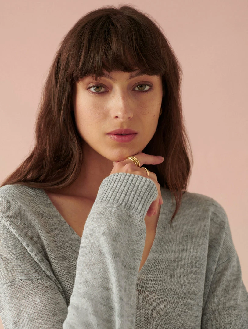 Cheap 🎁 White + Warren Best-Sellers Linen Easy V Neck ✔️ 4 White + Warren Best-Sellers Linen Easy V Neck