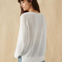 Discount ⌛ White + Warren Linen Easy V Neck Best-Sellers 🛒 10 White + Warren Linen Easy V Neck Best-Sellers