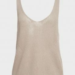 Budget ❤️ White + Warren Linen Ribbed V Neck Tank Vacation Wardrobe 🥰 9 White + Warren Linen Ribbed V Neck Tank Vacation Wardrobe