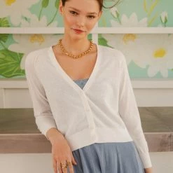 Brand new ๐ฅฐ White + Warren Linen Blend Shrunken Cardigan Best-Sellers ๐ 9 White + Warren Linen Blend Shrunken Cardigan Best-Sellers